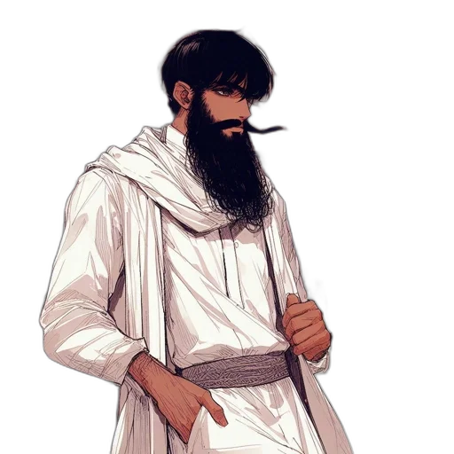 staff, jacket, sword, face transparent PNG cut-out
