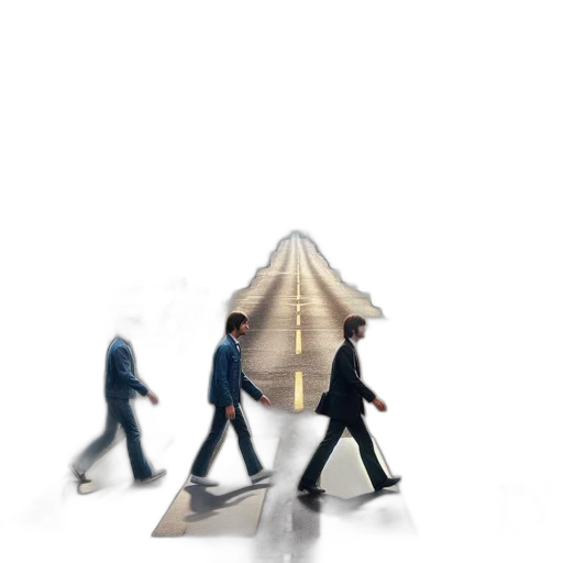 umbrella, building, staff, 3d render transparent PNG cut-out