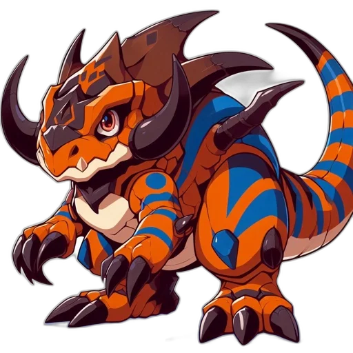 dragon, creature, animal, staff transparent PNG cut-out