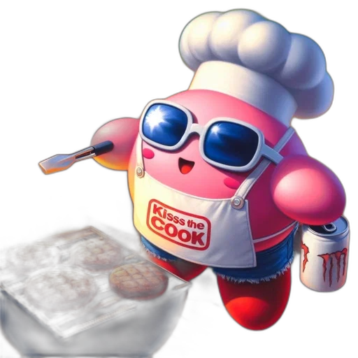 food, robot, concept art, 3d render transparent PNG cut-out