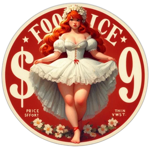 food, concept art, comic book art, redhead transparent PNG cut-out
