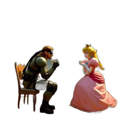 dress, furniture, crown, concept art transparent PNG cut-out