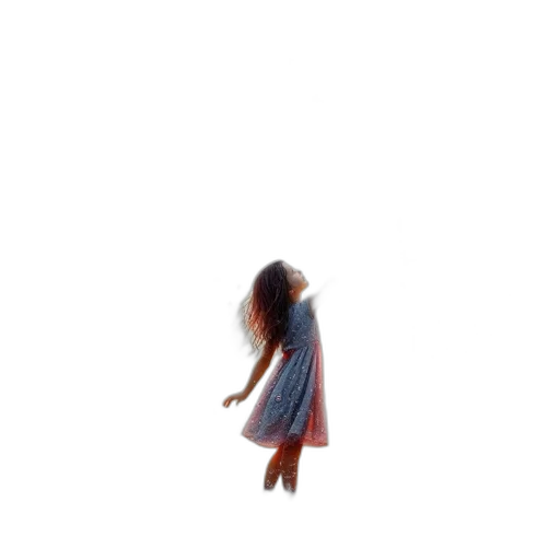 dress, hair, creature, shoes transparent PNG cut-out
