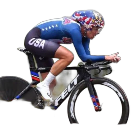 cyclist, usa, rides, felt transparent PNG cut-out