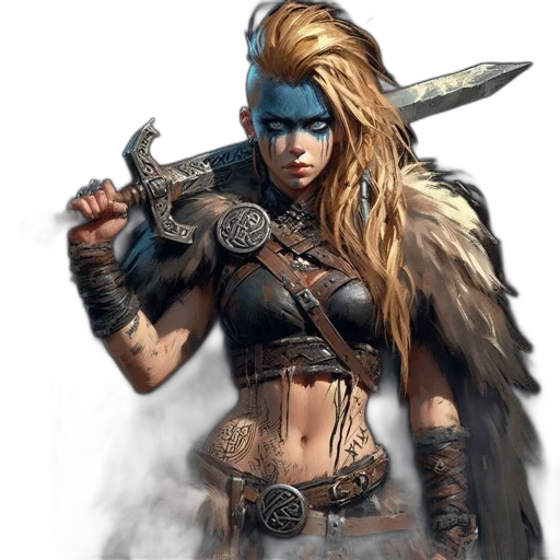 staff, weapon, sword, fantasy art transparent PNG cut-out
