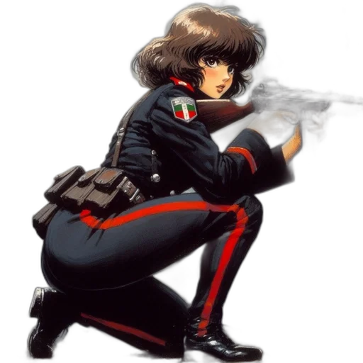 jacket, weapon, staff, concept art transparent PNG cut-out