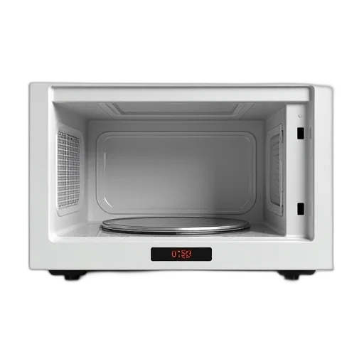 food, modern, white, microwave transparent PNG cut-out