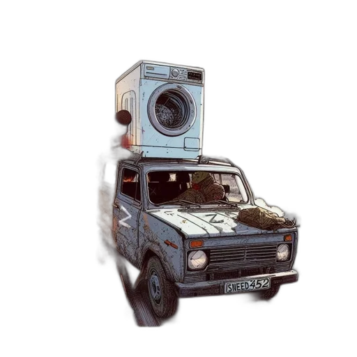 car, robot, animal, weapon transparent PNG cut-out