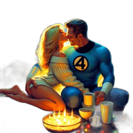 comic book art, concept art, photorealistic, fantasy art transparent PNG cut-out