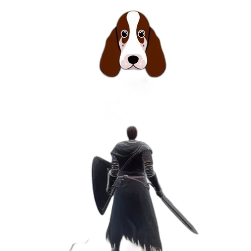 animal, creature, staff, sword transparent PNG cut-out