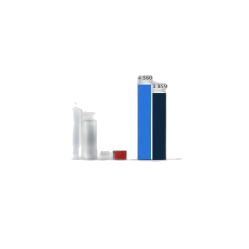 3d render, blue, graph, shows transparent PNG cut-out