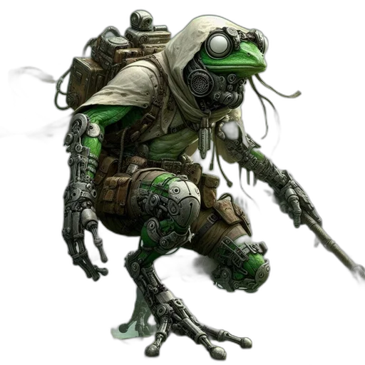robot, creature, animal, weapon transparent PNG cut-out