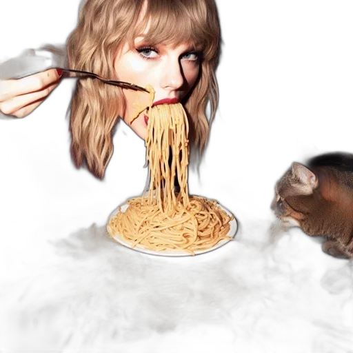 food, animal, hair, woman transparent PNG cut-out