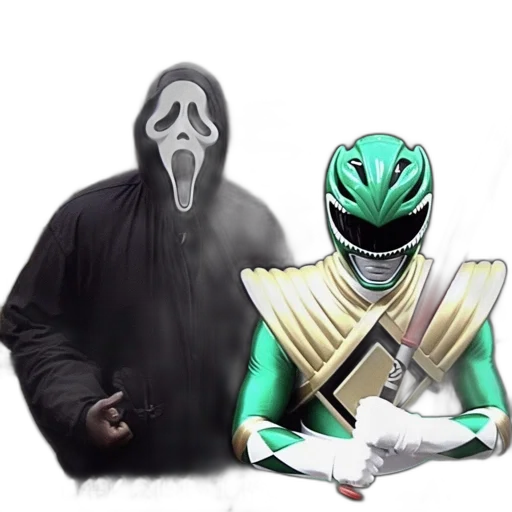 mask, concept art, vaporwave, 3d render transparent PNG cut-out