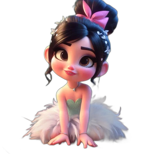 dress, staff, animal, crown transparent PNG cut-out