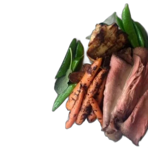 food, plate, roast, beef transparent PNG cut-out