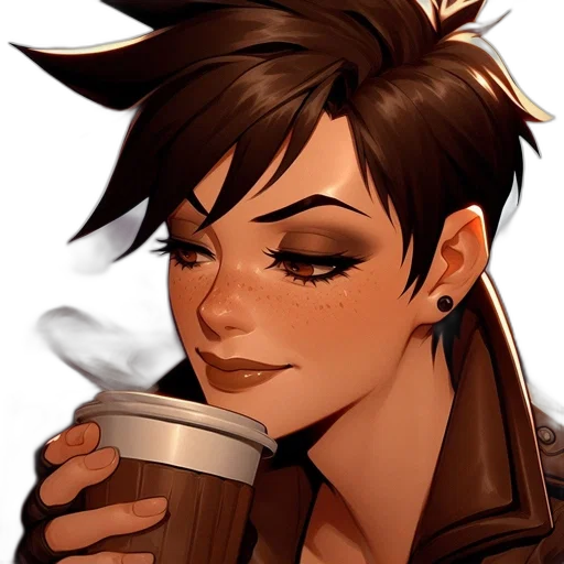 face, staff, comic book art, concept art transparent PNG cut-out