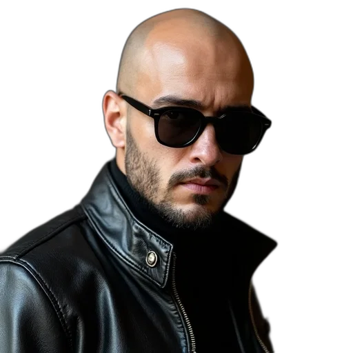 jacket, face, staff, animal transparent PNG cut-out