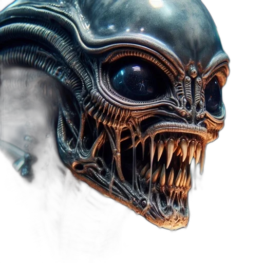 mask, creature, face, robot transparent PNG cut-out