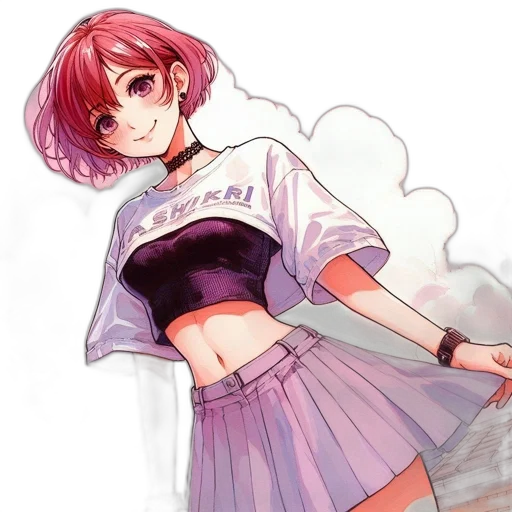 dress, staff, jacket, weapon transparent PNG cut-out