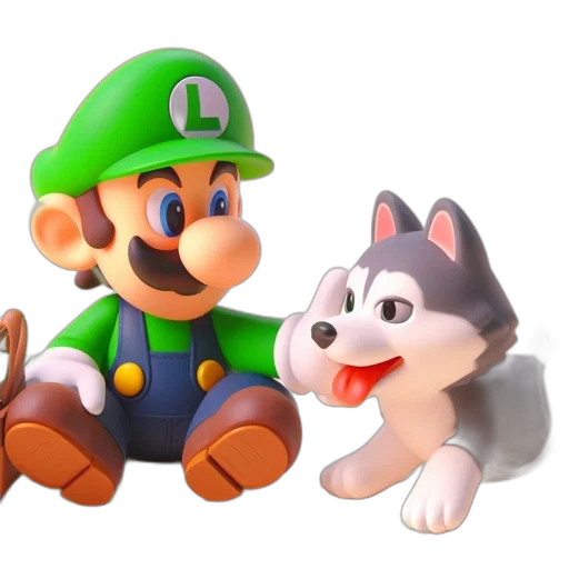animal, 3d render, concept art, pixel art transparent PNG cut-out