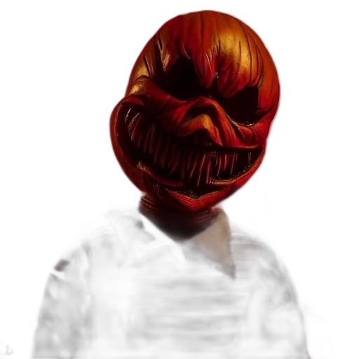 mask, face, creature, staff transparent PNG cut-out