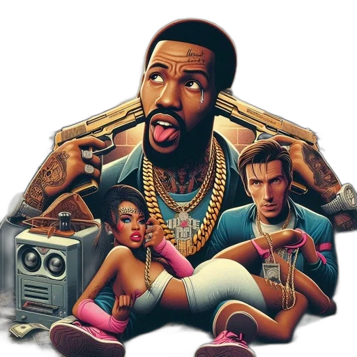 jacket, cartoon, large, man transparent PNG cut-out