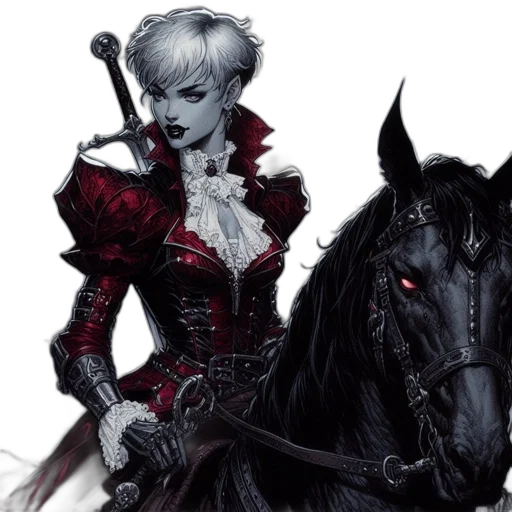 fantasy art, comic book art, concept art, photorealistic transparent PNG cut-out