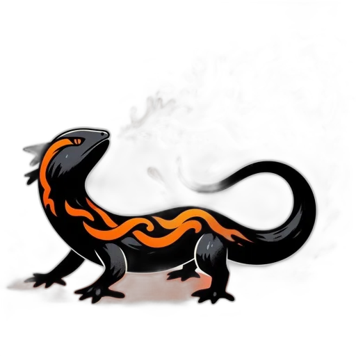 dragon, creature, animal, staff transparent PNG cut-out