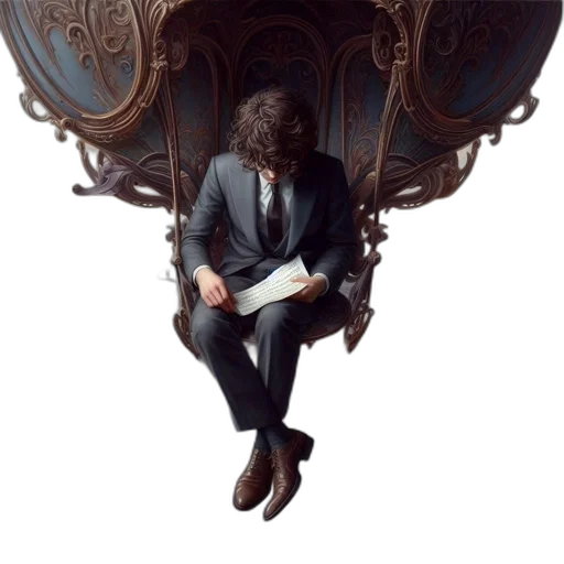 furniture, crown, staff, shoes transparent PNG cut-out