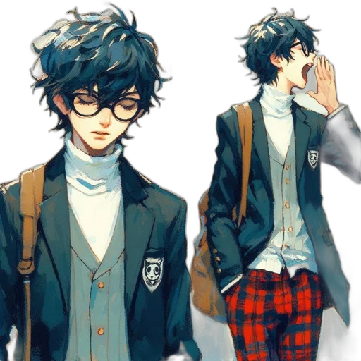 jacket, anime, concept art, comic book art transparent PNG cut-out