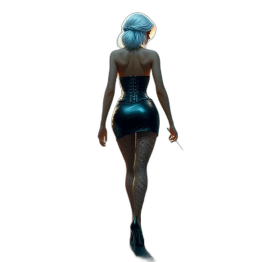 dress, robot, creature, concept art transparent PNG cut-out