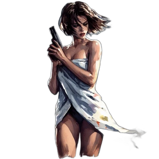 dress, weapon, sword, staff transparent PNG cut-out