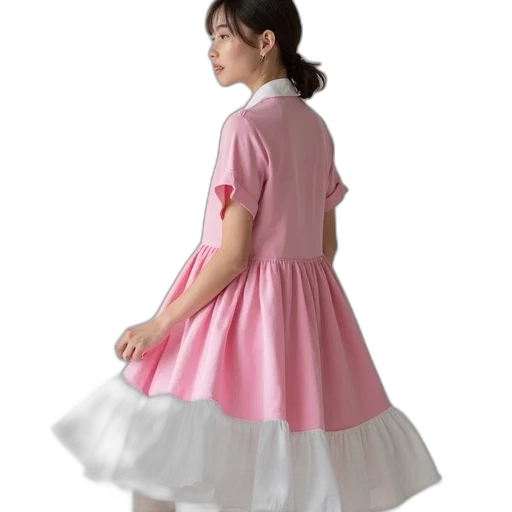 dress, photorealistic, 3d render, concept art transparent PNG cut-out