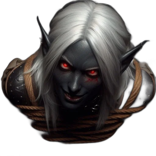 face, mask, staff, creature transparent PNG cut-out