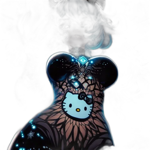 mask, creature, staff, crown transparent PNG cut-out