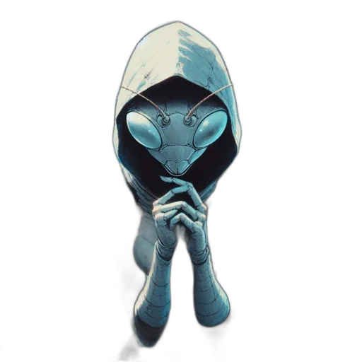 mask, staff, robot, creature transparent PNG cut-out