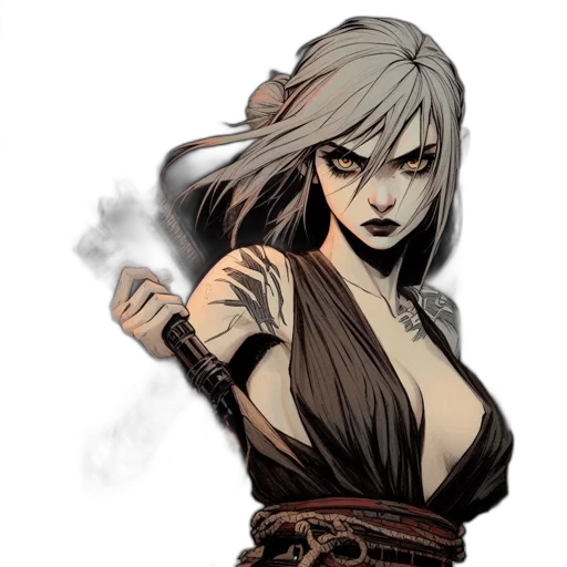 staff, comic book art, fantasy art, concept art transparent PNG cut-out