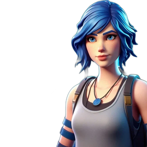 face, concept art, 3d render, fantasy art transparent PNG cut-out