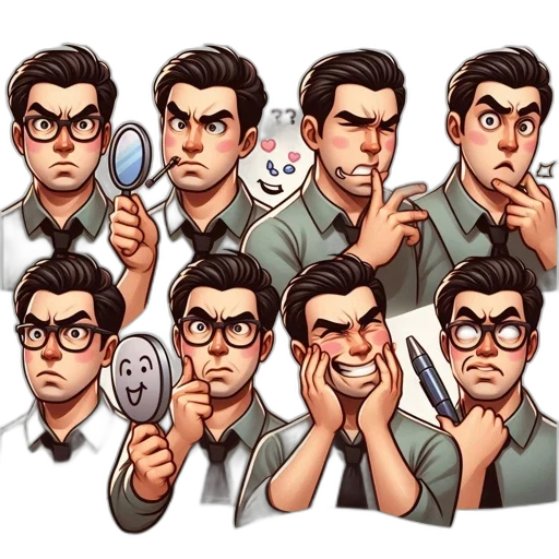 mask, face, cartoon, comic book art transparent PNG cut-out