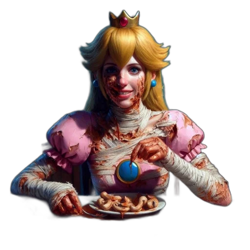 food, crown, face, weapon transparent PNG cut-out
