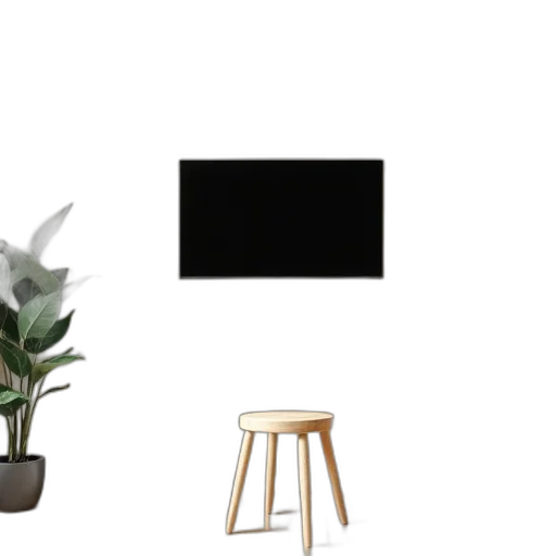 furniture, 3d render, concept art, photorealistic transparent PNG cut-out