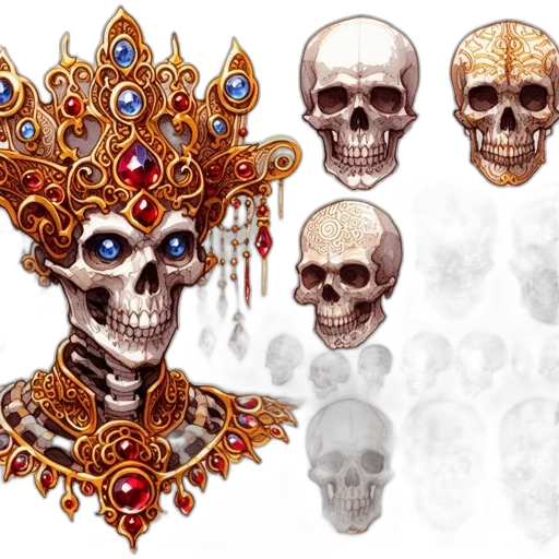 jewelry, crown, mask, concept art transparent PNG cut-out