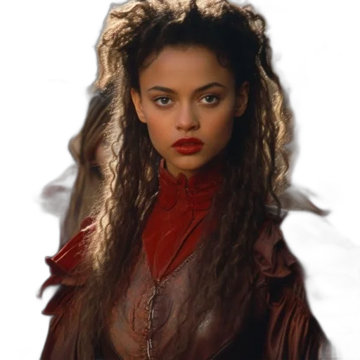 hair, dragon, crown, face transparent PNG cut-out