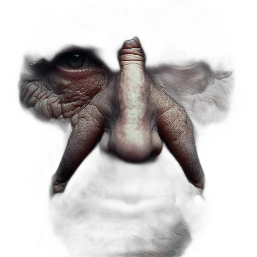 mask, creature, animal, face transparent PNG cut-out