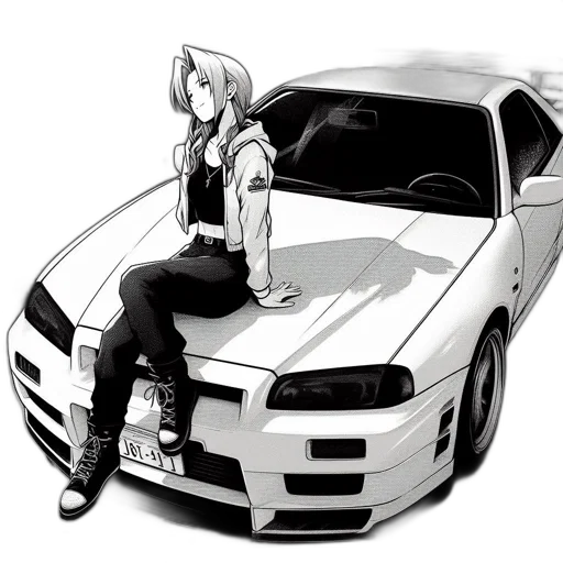 car, weapon, robot, anime transparent PNG cut-out