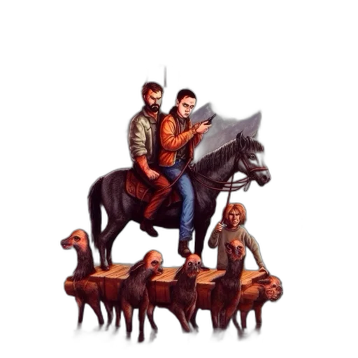 animal, jacket, pixel art, concept art transparent PNG cut-out