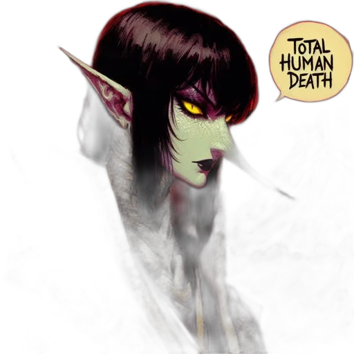 creature, fantasy art, concept art, comic book art transparent PNG cut-out