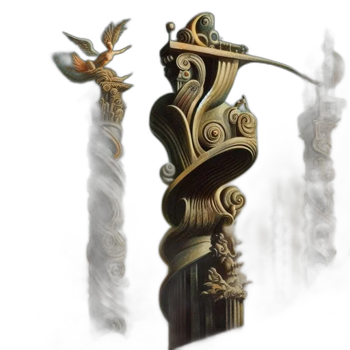 dragon, staff, crown, jewelry transparent PNG cut-out
