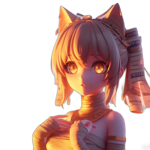 robot, staff, dress, weapon transparent PNG cut-out